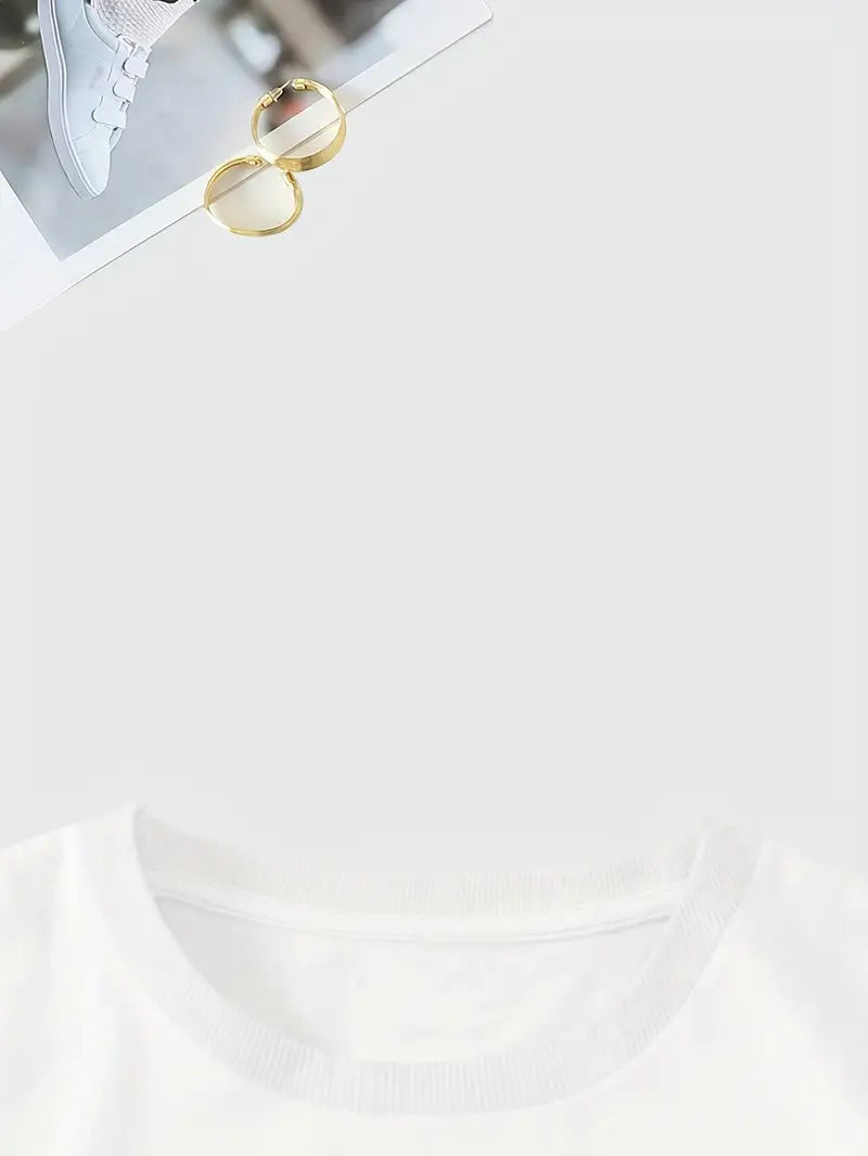 Aimilia - Elegantes T-Hemd Mit Kurzen Ärmeln Und Blumendruck