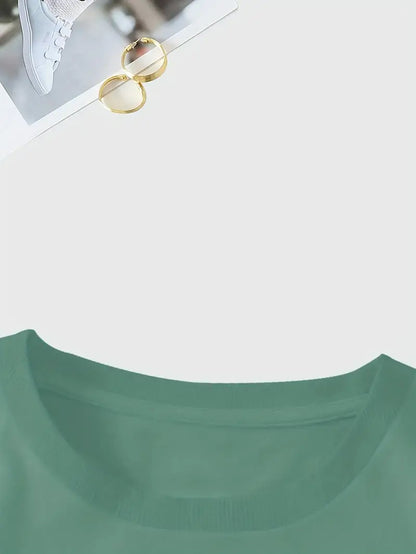 Aimilia - Elegantes T-Hemd Mit Kurzen Ärmeln Und Blumendruck